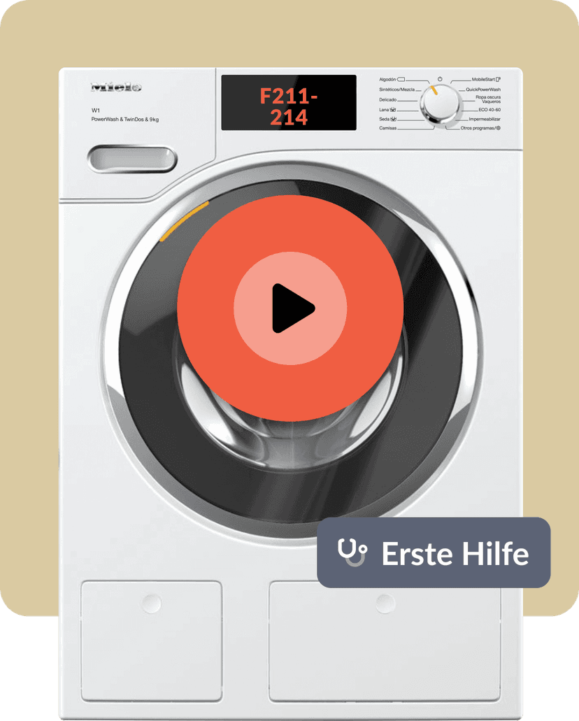 Video - Miele washing machine F49-F211-F212-F213-F214