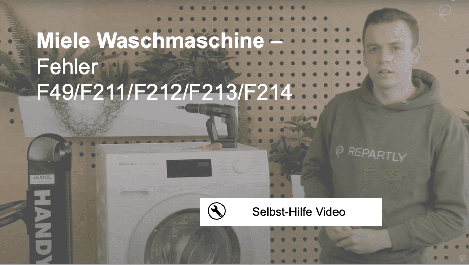 Video - Miele washing machine F49-F211-F212-F213-F214