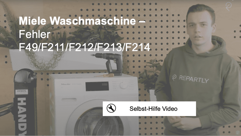 Video - Miele washing machine F49-F211-F212-F213-F214