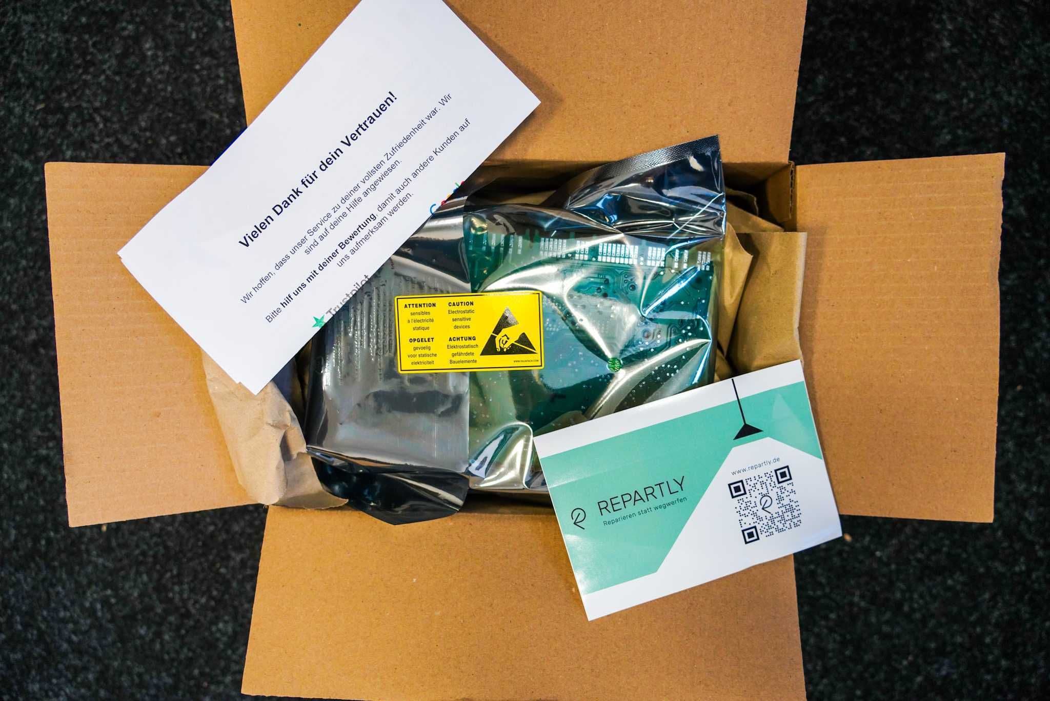 Return of the repaired electronic part